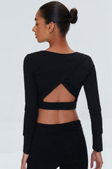 Active Cutout Crop Top