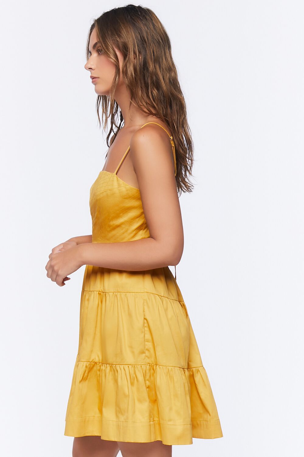 Babydoll Cutout Mini Dress