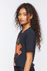 ACDC Graphic Cropped Tee