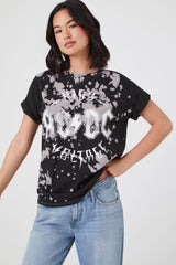 AC/DC Graphic Bleach Wash Tee