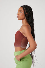 Butterfly Cropped Tube Top