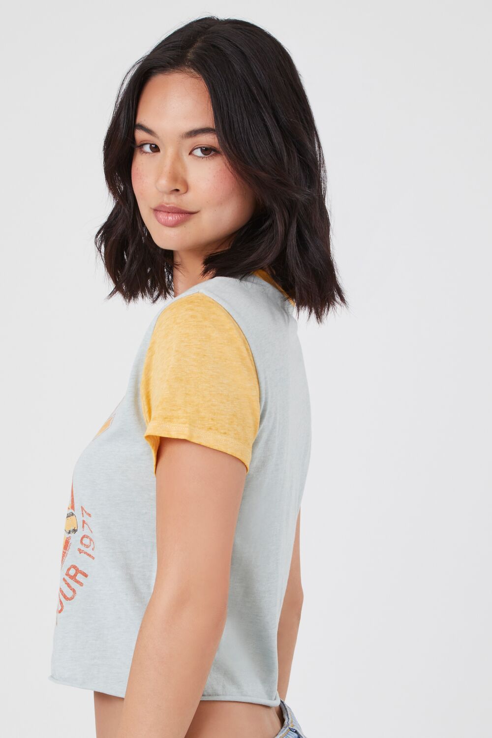 ACDC Graphic Cropped Tee