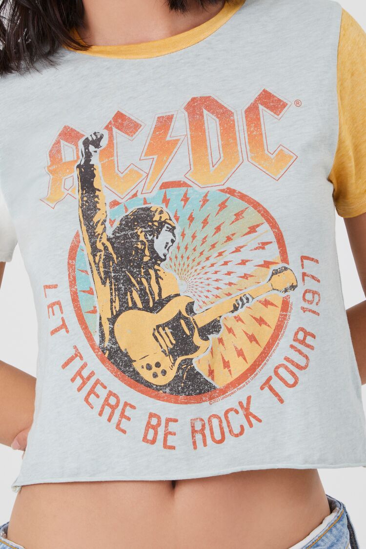 ACDC Graphic Cropped Tee