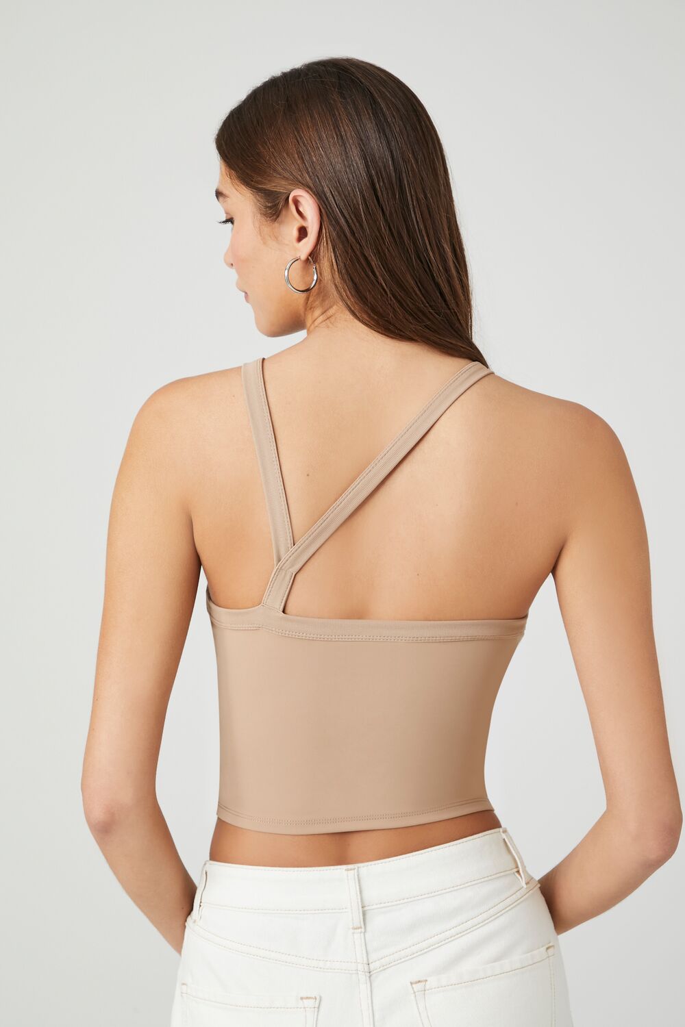 Asymmetrical-Strap Tank Top