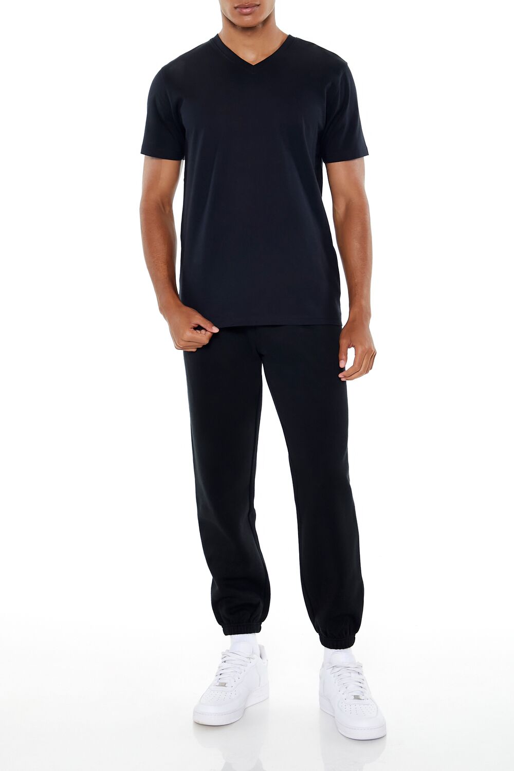 100% Cotton V-Neck Tee