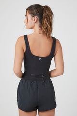 Active Zip-Pocket Romper