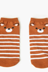 Bear Face Ankle Socks