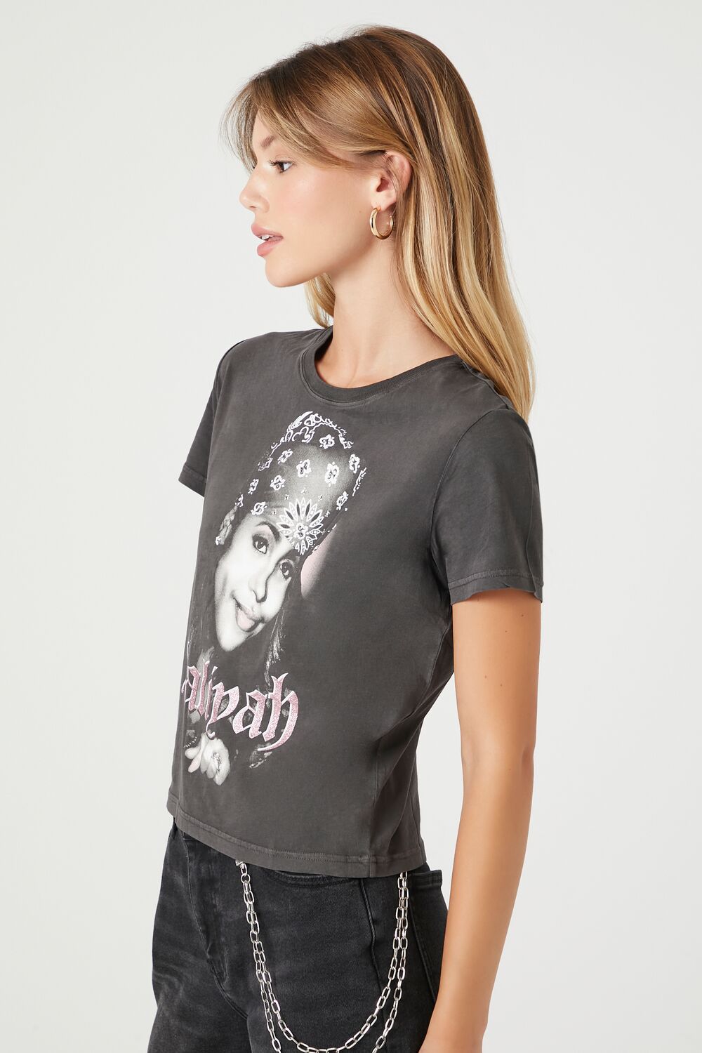 Aaliyah Graphic Baby Tee