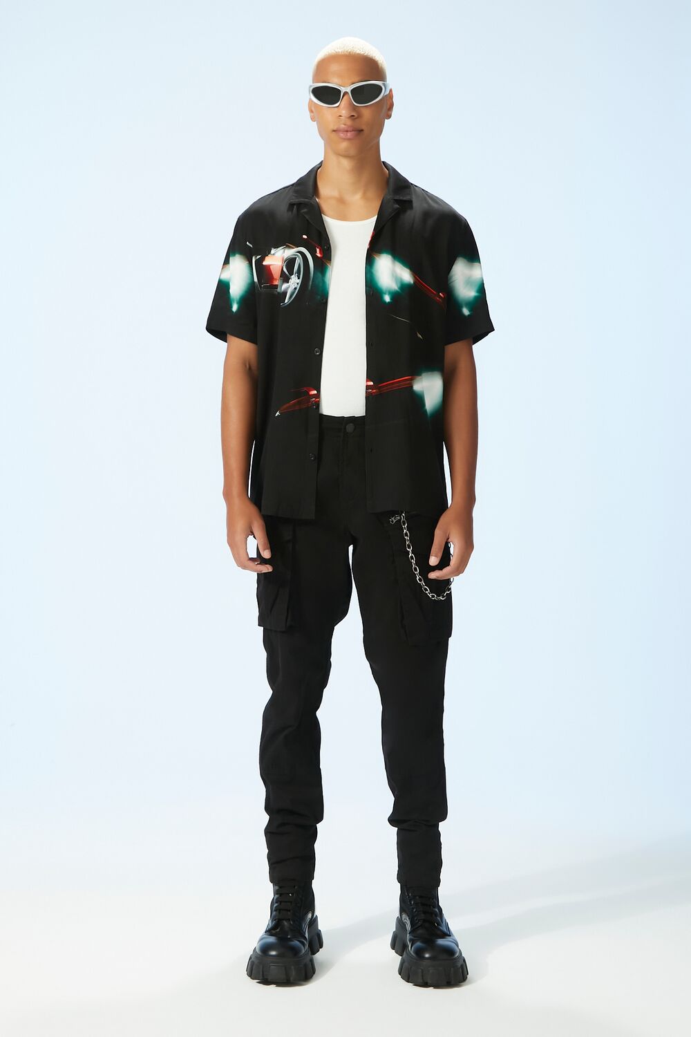 Abstract Car Print Shirt