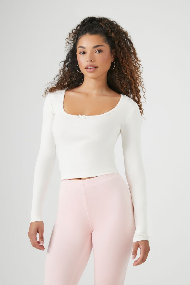 Bow Long-Sleeve Top