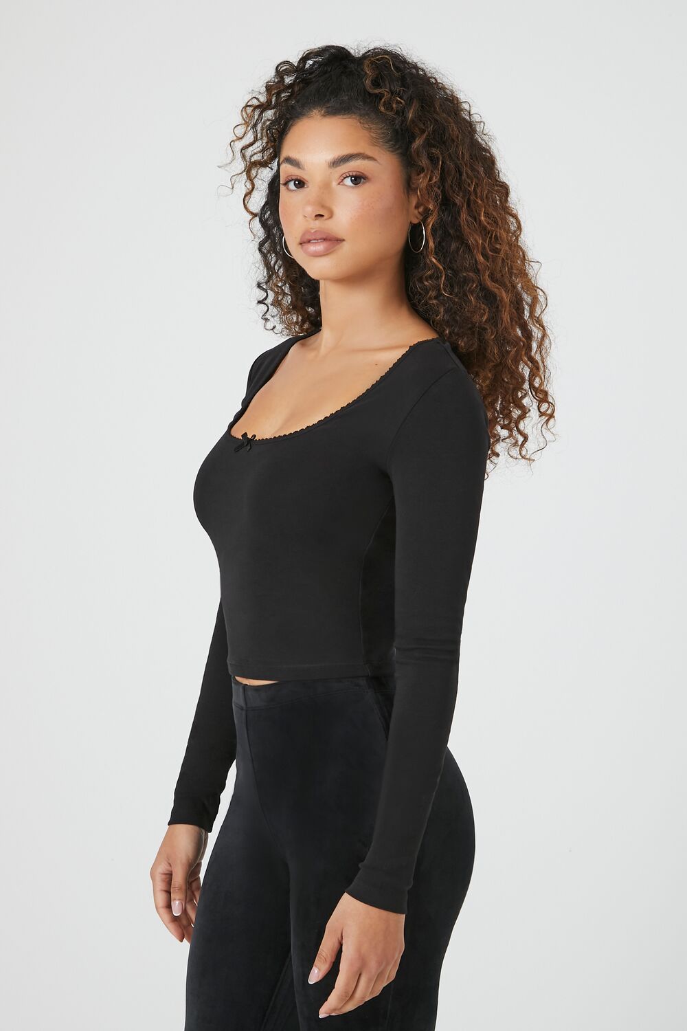 Bow Long-Sleeve Top