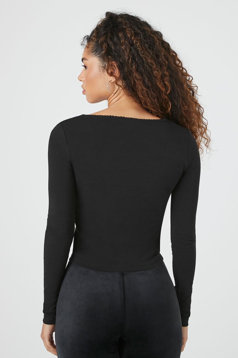 Bow Long-Sleeve Top