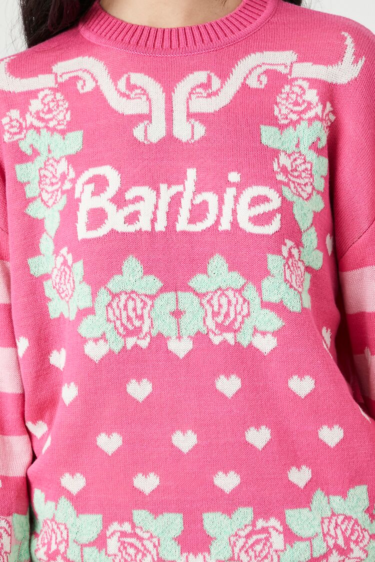 Barbie Graphic Knit Sweater