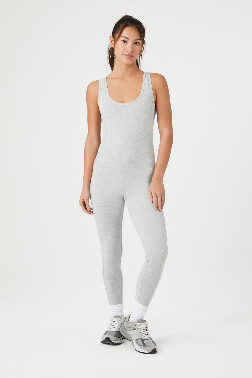 Active Cutout Tank Jumpsuit