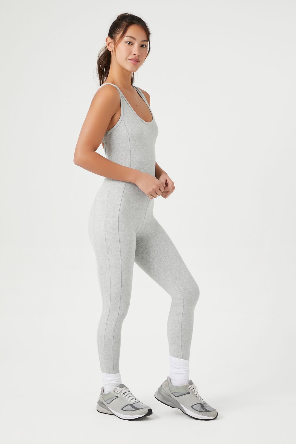 Active Cutout Tank Jumpsuit