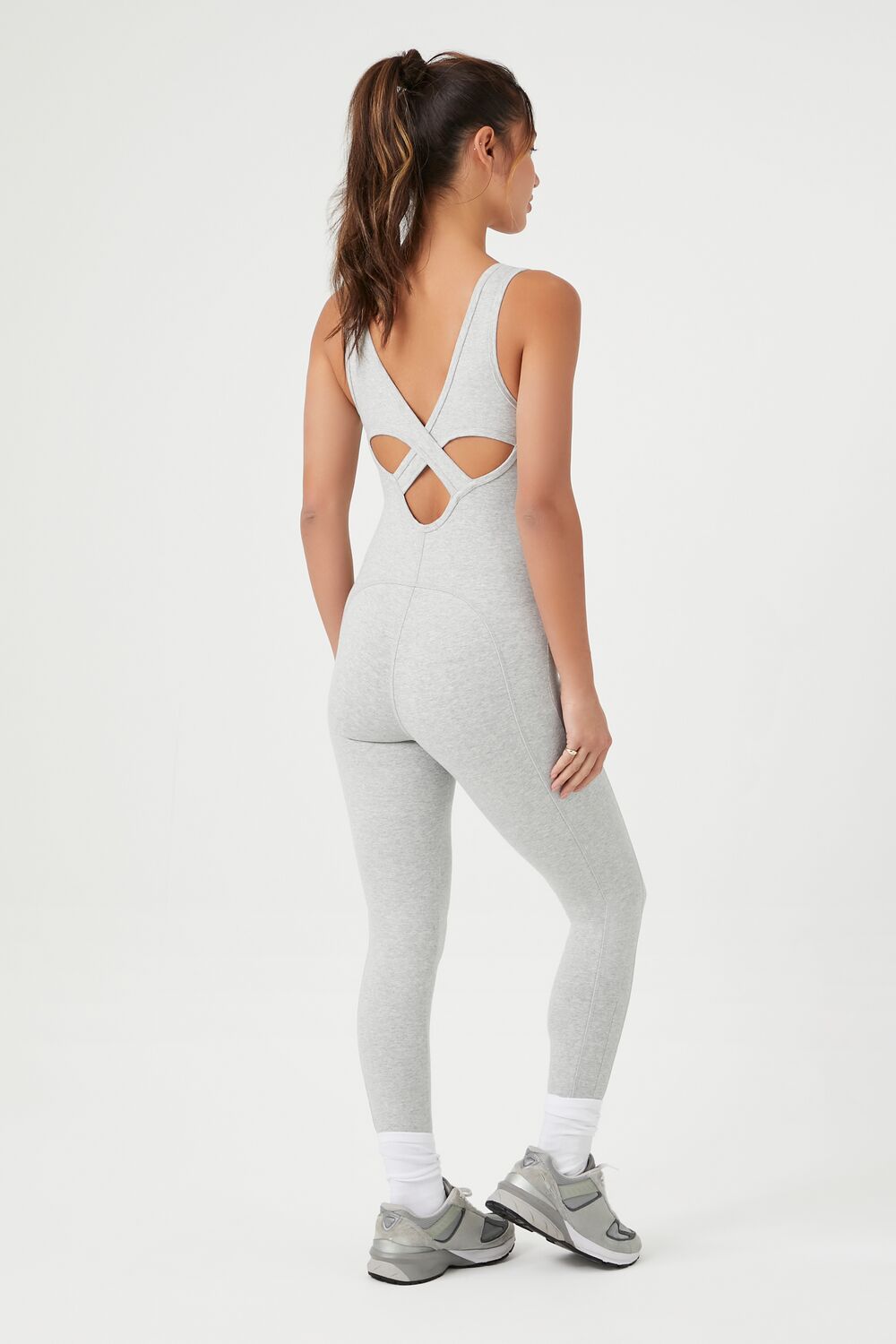 Active Cutout Tank Jumpsuit