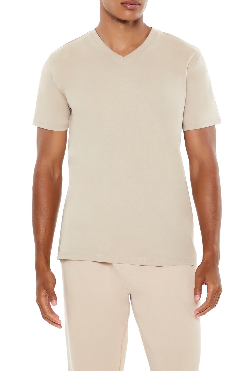 100% Cotton V-Neck Tee