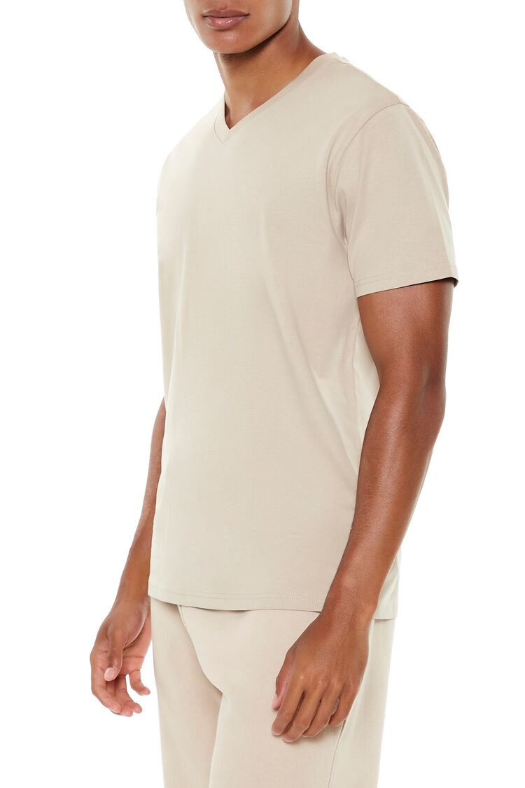 100% Cotton V-Neck Tee