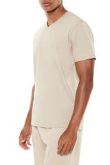 100% Cotton V-Neck Tee