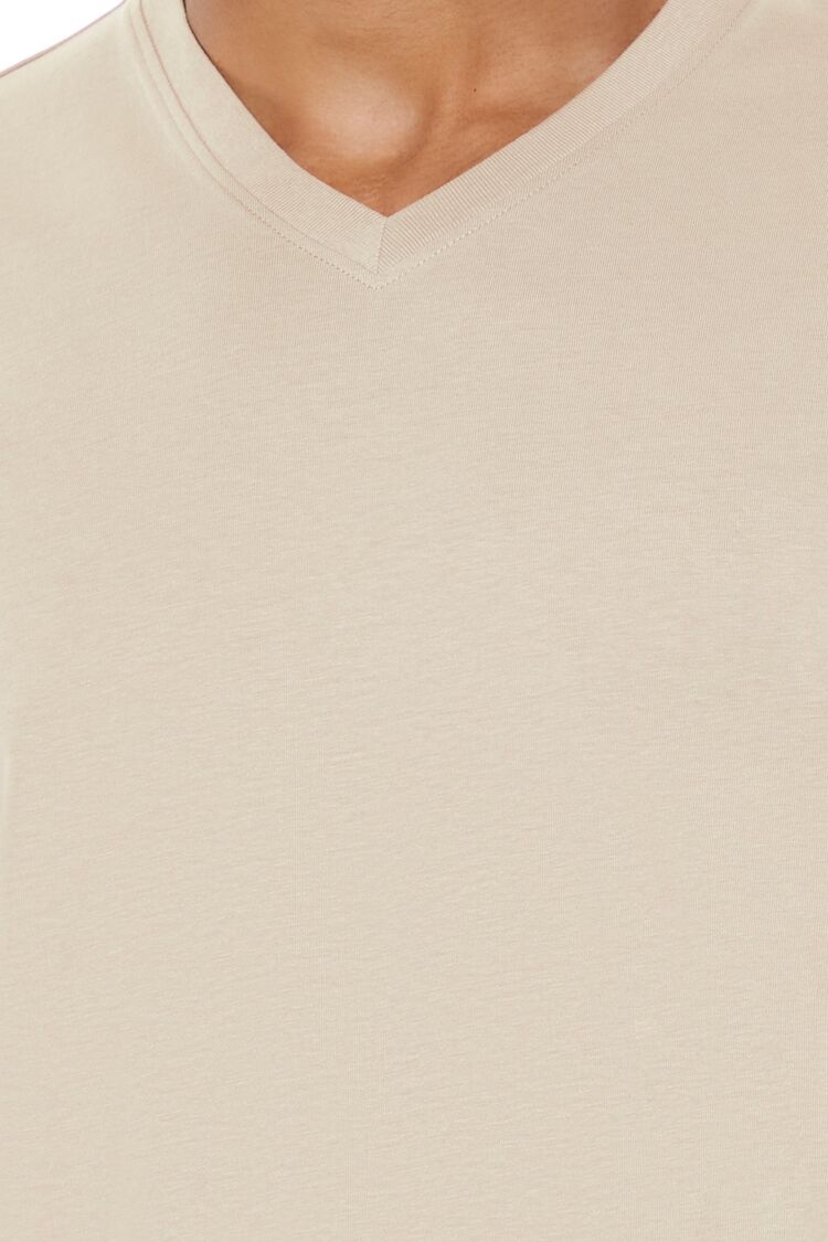 100% Cotton V-Neck Tee