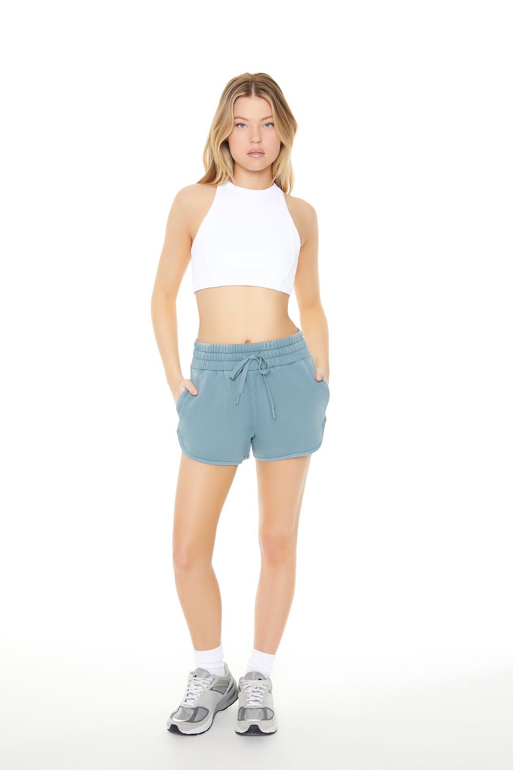 Active Fleece Drawstring Shorts