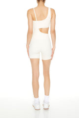 Active Asymmetrical Cutout Romper