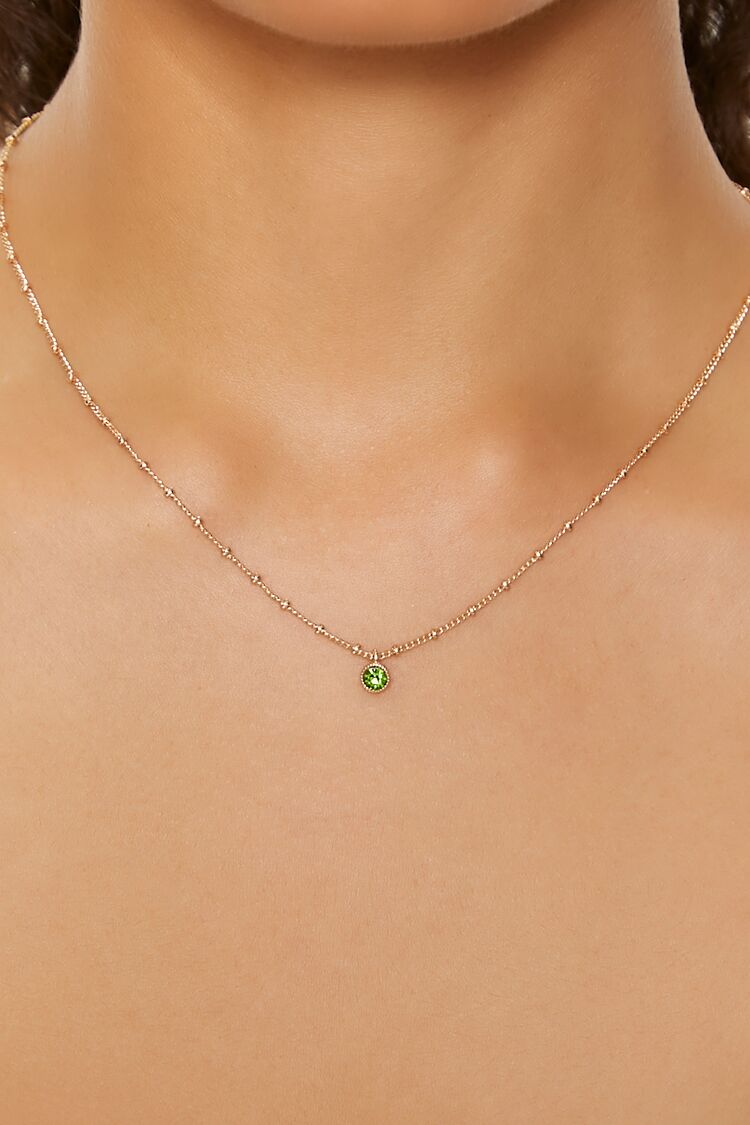 Birthstone Charm Necklace
