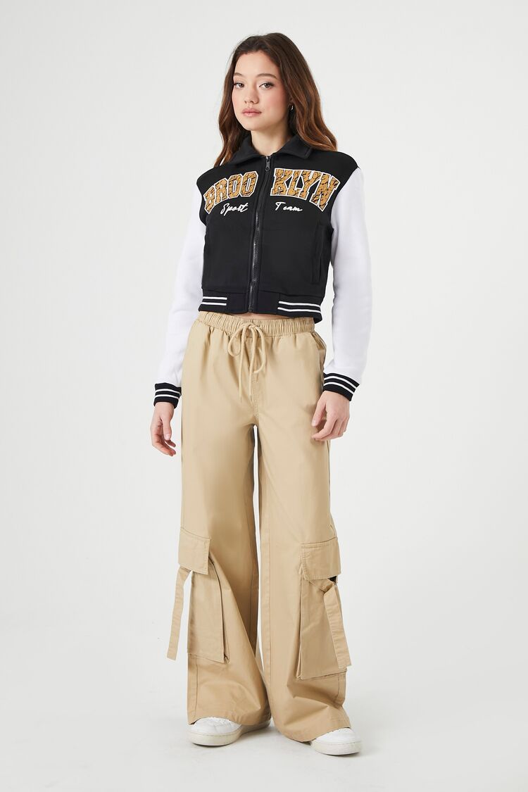 Brooklyn Zip-Up Bomber Jacket