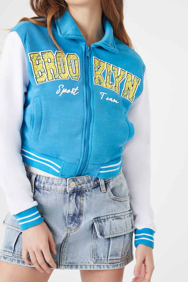 Brooklyn Zip-Up Bomber Jacket