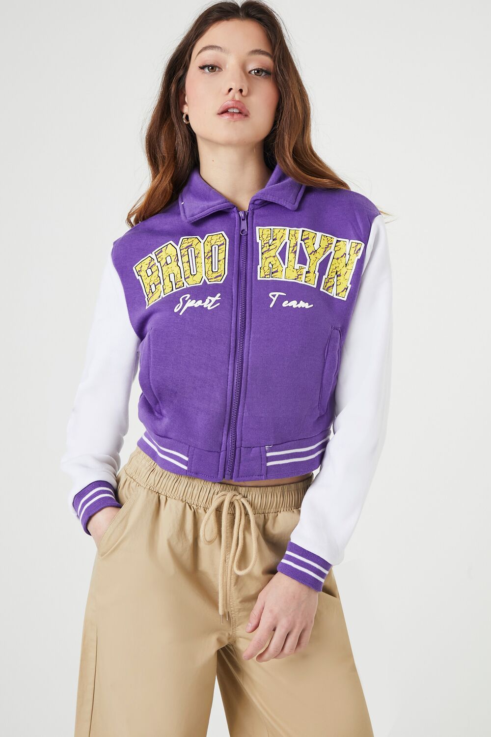 Brooklyn Zip-Up Bomber Jacket