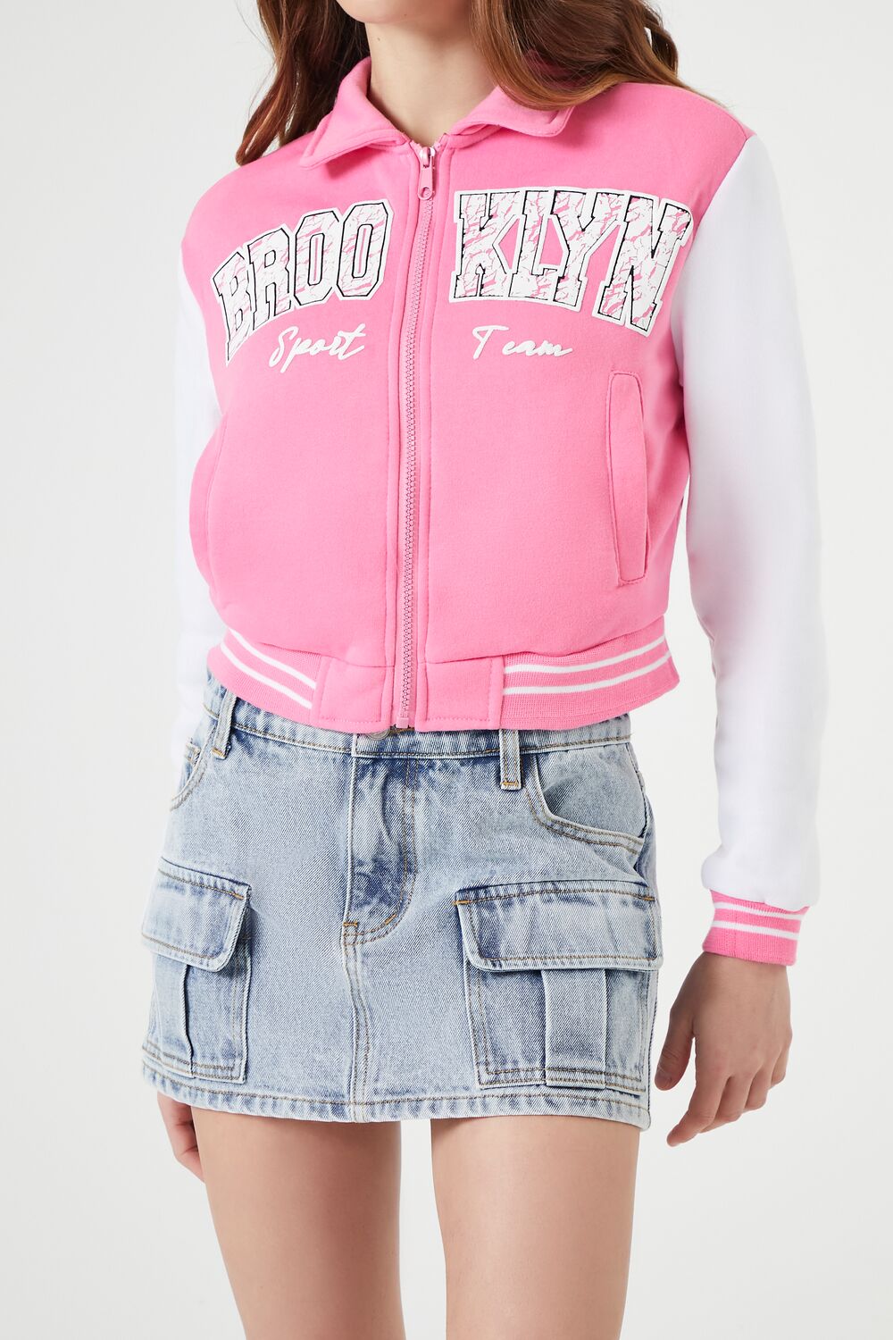 Brooklyn Zip-Up Bomber Jacket