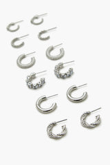 Assorted Hoop Earring Set