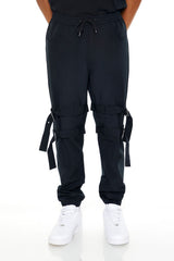 Buckled Drawstring Joggers