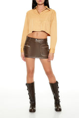 Boxy Cropped Shirt