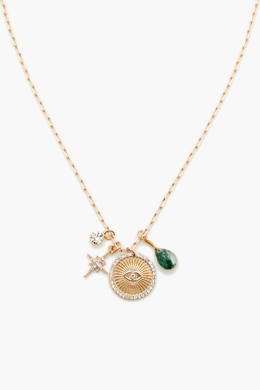 Assorted Eye Charm Necklace
