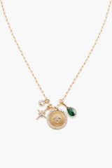 Assorted Eye Charm Necklace