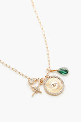Assorted Eye Charm Necklace