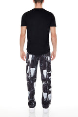 Brushed Colorblock Slim-Fit Pants