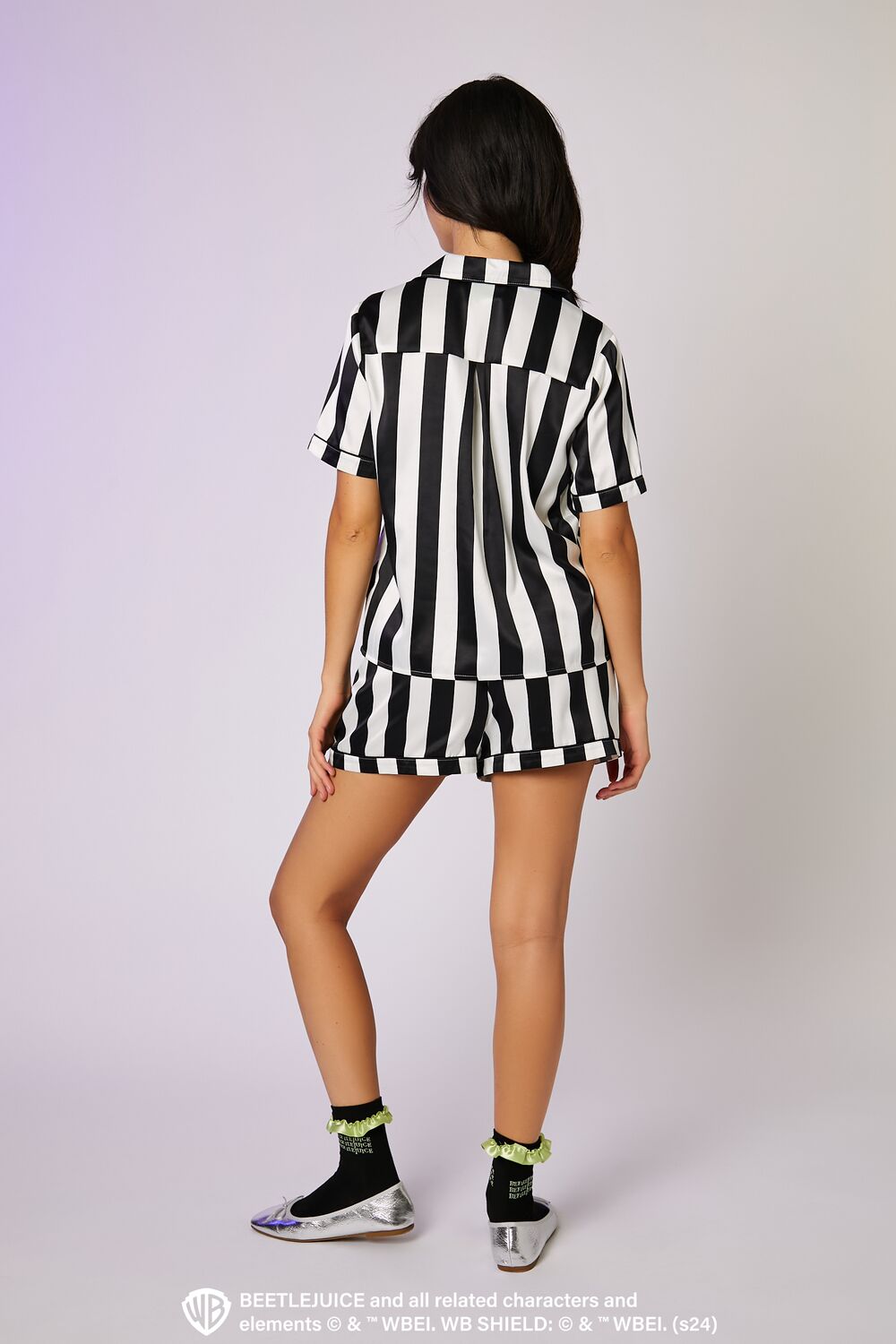 Beetlejuice Beetlejuice Shirt & Shorts Pajama Set