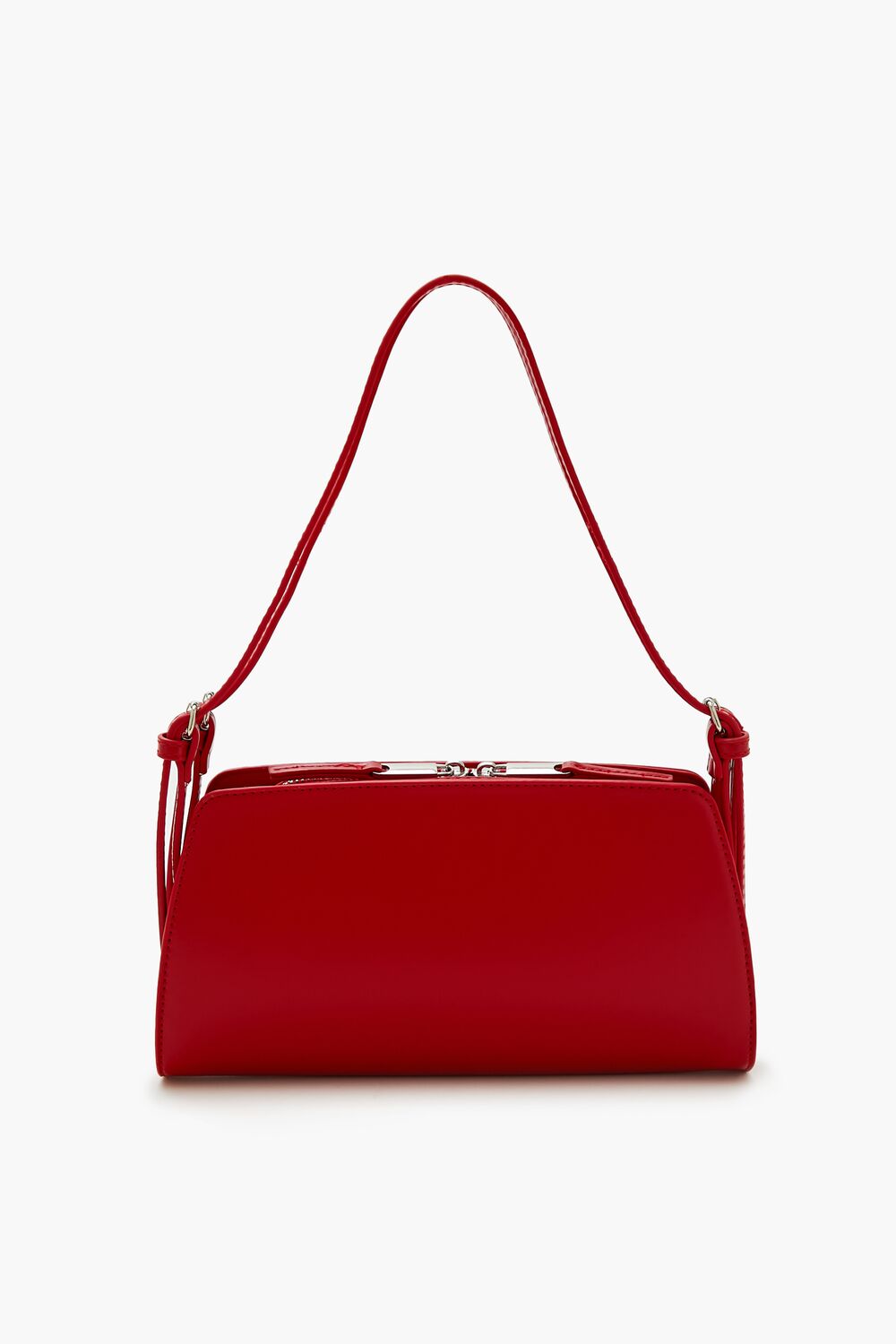 Buckled Dual-Strap Shoulder Bag