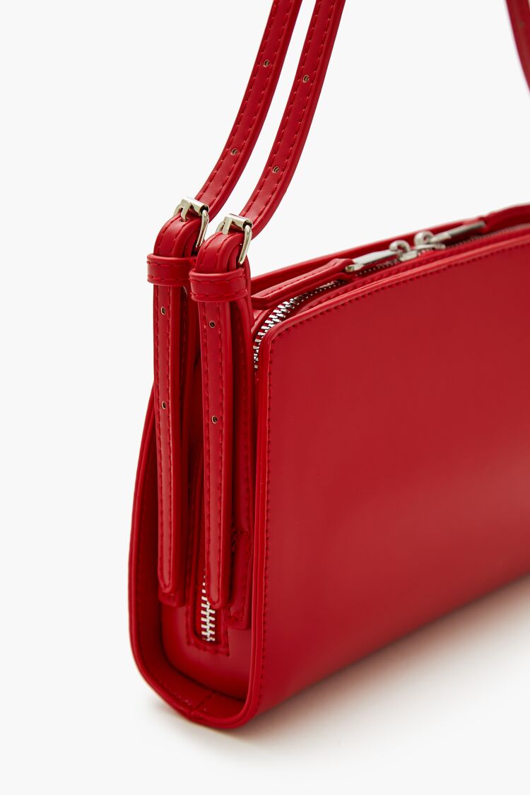 Buckled Dual-Strap Shoulder Bag