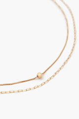 Box & Anchor Chain Necklace Set