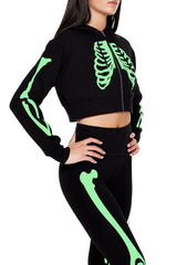 Active Glow-in-the-Dark Skeleton Hoodie