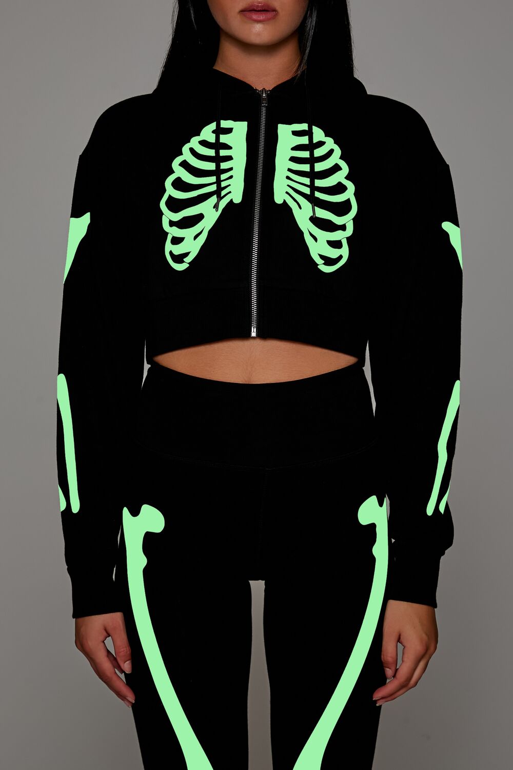 Active Glow-in-the-Dark Skeleton Hoodie
