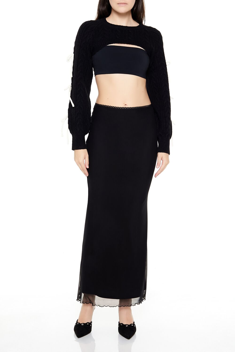 Bow Shrug Sweater