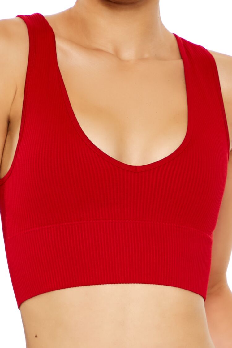 Active Seamless V-Neck Sports Bra