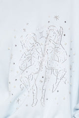 Beaded Gemini Pullover