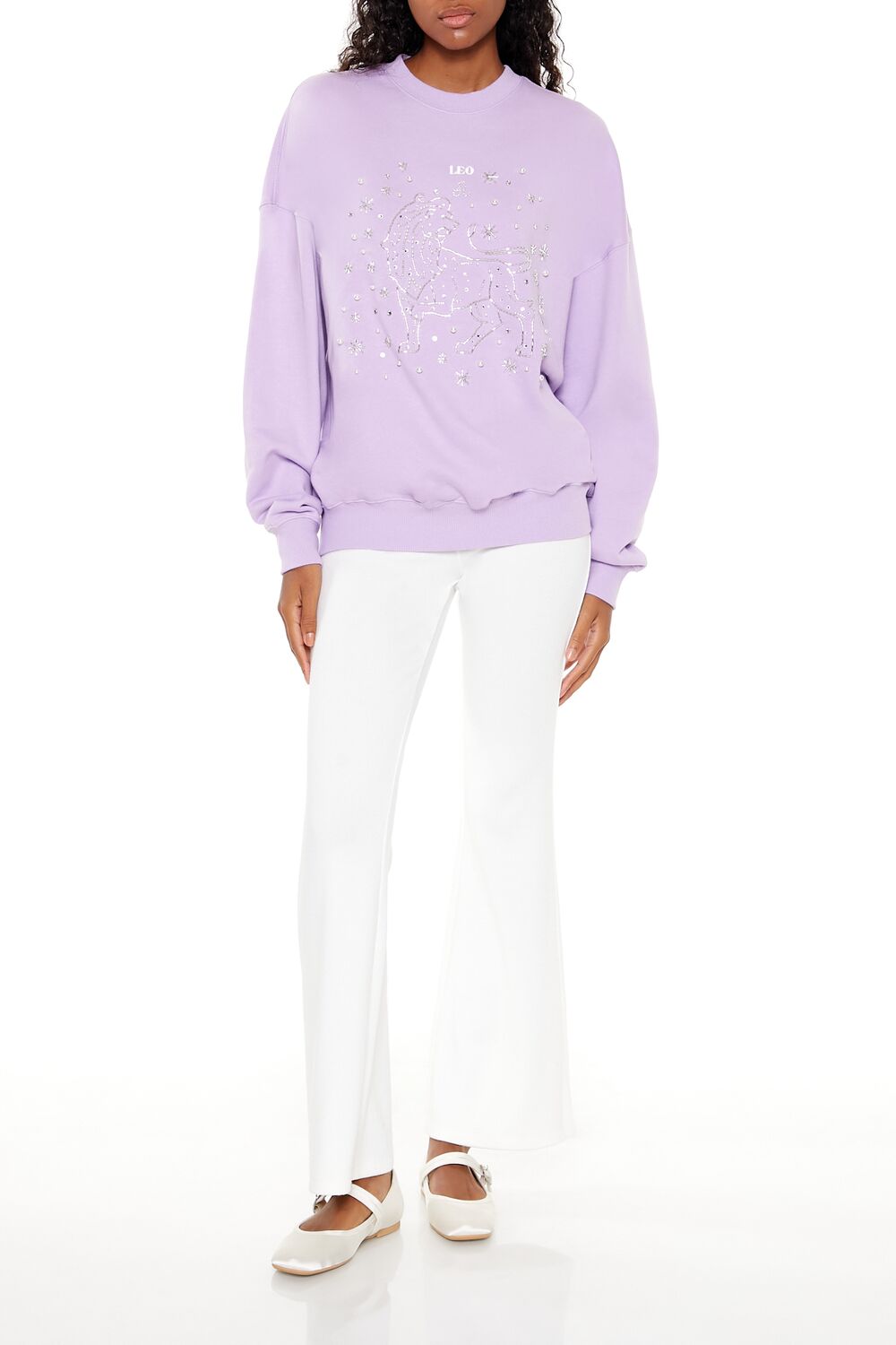 Beaded Leo Pullover