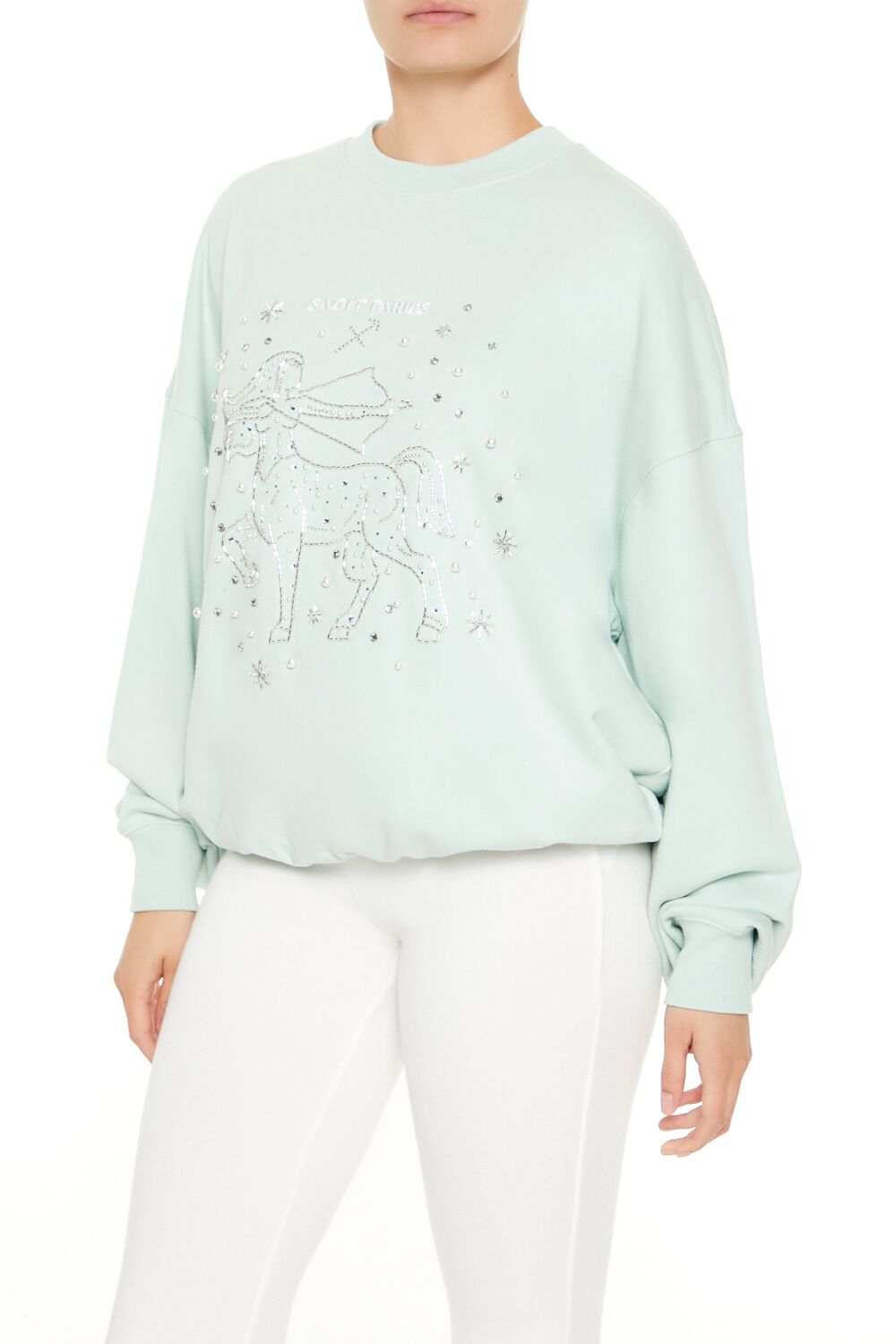 Beaded Sagittarius Pullover