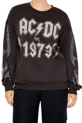 ACDC Rhinestone Pullover